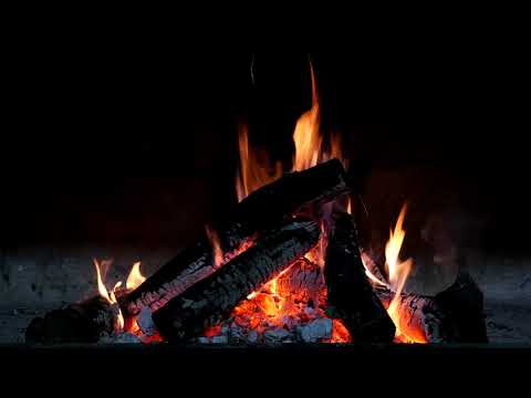 #Футаж костёр с углями ◄4K•HD► #Footage fire with coals