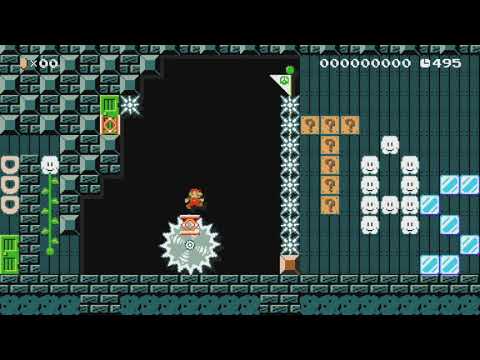 ＴＡＳ技でき～るドア！　ベストタイム狙う方はドアなしで♪ by たかぴーですの - Super Mario Maker - No Commentary 1bk