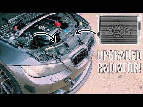CSF PERFORMANCE Aluminum Radiator Upgrade BMW E90 E92! | 328i 330i 335i