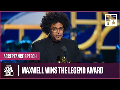 Maxwell Thanks Don Cornelius & The R&B/Soul Music Community | Soul Train Awards '21