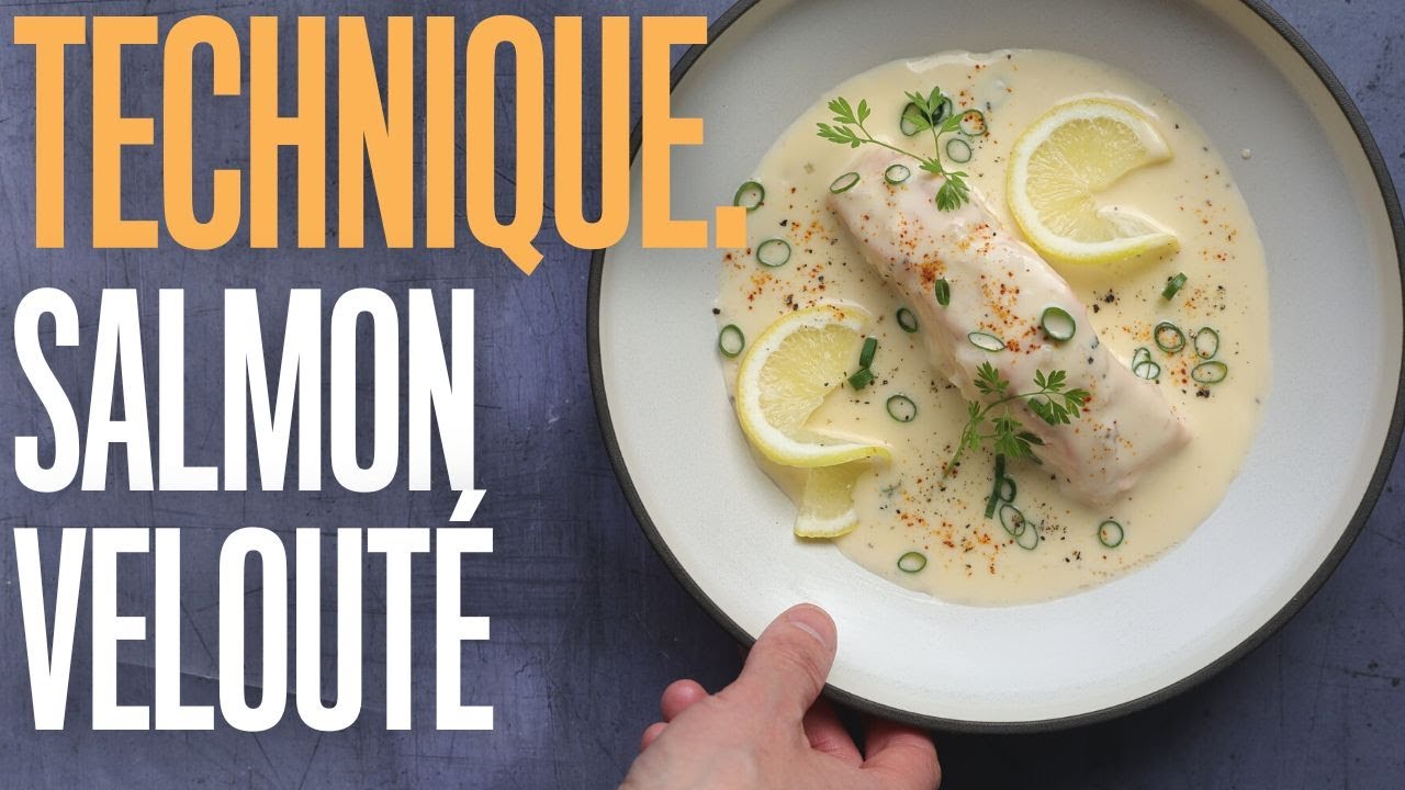 How to make a velouté sauce with salmon or other fish | Quick method