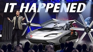 IT HAPPENED! Elon Musk JUST REVEALED Tesla&#39;s VTOL Electric Aircraft
