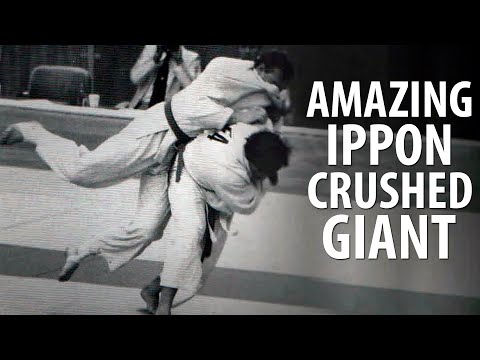 Amazing Ippon Crushed a Giant Judoka. Angelo Parisi - 1980 Moscow Olympics