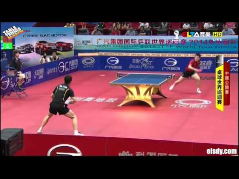 2014 China Open MS Semi Final - FAN Zhendong vs MA Long (7 set)