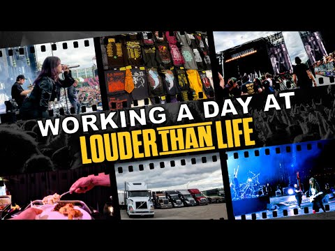 My Day As A Merch Manager at Louder Than Life 2024