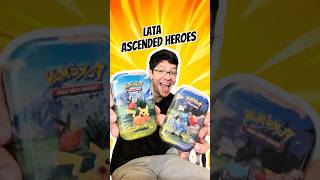 Abri duas mini latas em inglês de Heróis Excelsos, será que deu bom?? #pokemon #pokemontcg
