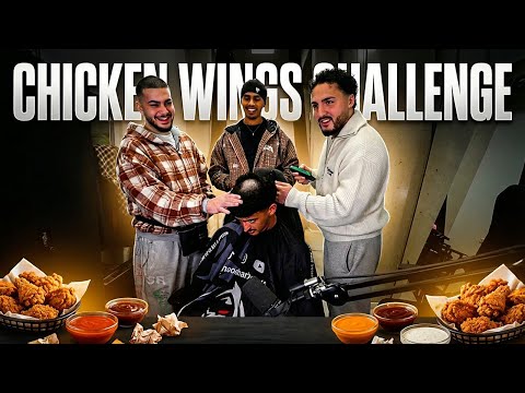 WHO CAN EAT MORE CHICKEN WINGS?!🍗 (Loser gets a BALD)