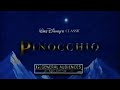 Pinocchio Re Release Commercial 1992