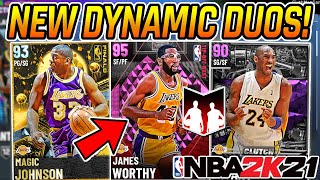 NBA 2K21 MYTEAM DYNAMIC DUOS! STAT + BADGE BOOSTS!