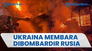 Ukraina Membara, Rusia Bombardir Sejumlah Wilayah Kiev dengan 60 Drone & Rudal, Picu Kebakaran Hebat
