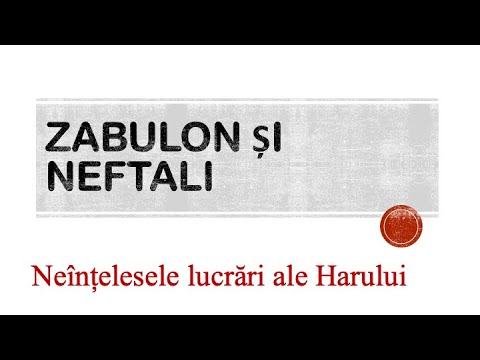 Daniel Brânzei: De ce Zabulon și Neftali? - Neînțelesele lucrări ale Harului