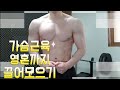 가슴운동 가슴근육 영혼까지 끌어모으기
