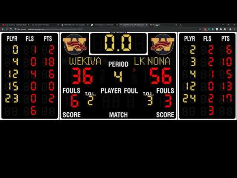 Setting Up Live Streams and Online Scoreboards