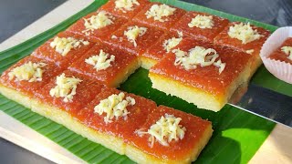 Sa 3 Sangkap ay Makakagawa Kana ng Ganitong Kasarap na Cassava Cake | D Real Cooking