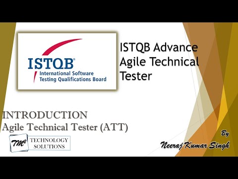 ISTQB Agile Technical Tester Introduction ISTQB Tutorials