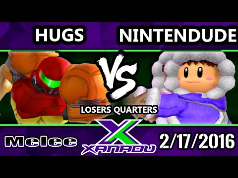 S@X 137 - SPY | Nintendude (Ice Climbers) Vs. Hugs (Samus) SSBM Losers Quarters - Smash Melee