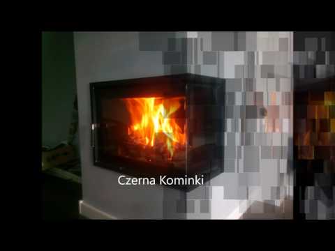 kominek narozny akumulacyjny czerna kominki