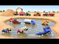 MAN Truck JCB 5CX Loading Stone Sand Tata Dumper Truck 2518 Swaraj Tractor Jcb Ki Khudai