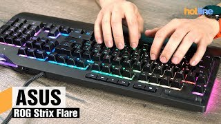 ASUS ROG Strix Flare Cherry MX Brown (90MP00M1-B0RA00) - відео 1