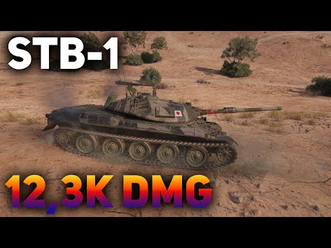 STB-1 - 12,3K Damage - 10 Kills - 3. Gun Mark - World of Tanks