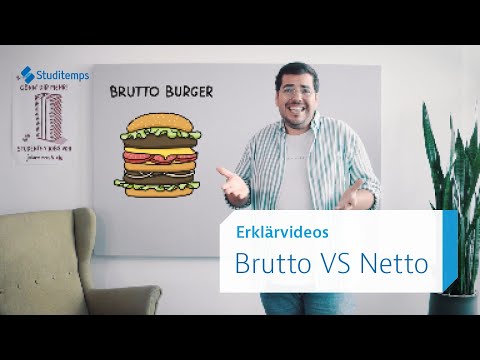 Brutto VS Netto: Was ist der Unterschied? 👀 | Studitemps Erklärvideos