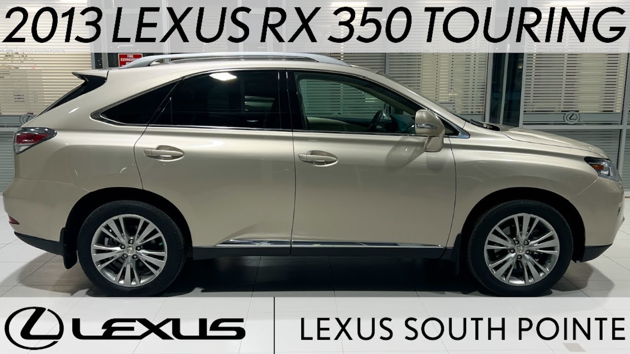 2013 Lexus RX 350 Touring Package (LUB0911) - Full ...