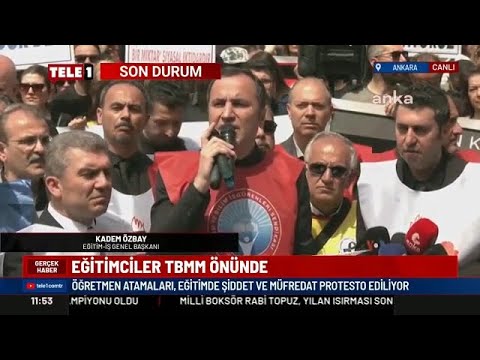 BİNLERCE ÖĞRETMENLE, MEB ÖNÜNDEN MECLİS’E YÜRÜDÜK: “CAN GÜVENLİĞİMİZİN OLMADIĞI BİR EĞİTİM SİSTEMİNİ KABUL ETMİYORUZ” Eğitim-İş olarak, Ankara`da binlerce eğitim emekçisiyle birlikte, 