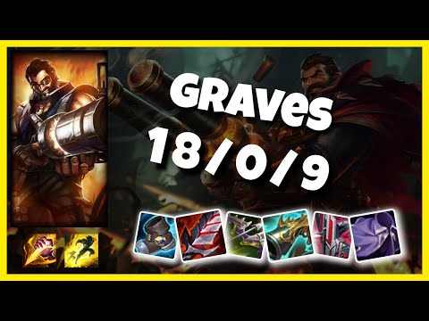 Graves vs Nidalee EU Challenger JUNGLE (18/0/9) - v11.3