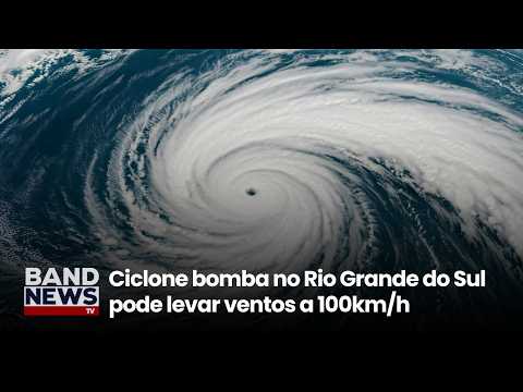 Risco de ciclone no Rio Grande do Sul pode levar ventos a 100km/h | BandNews TV