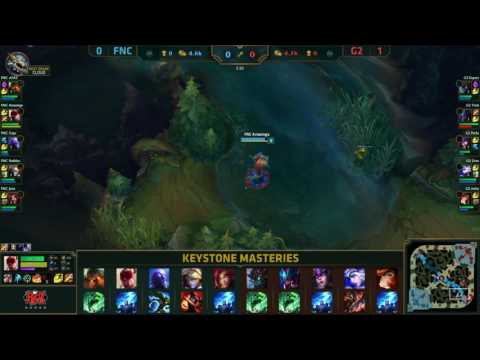 INSANE FNC Caps outplay on Ryze vs Perkz on Syndra