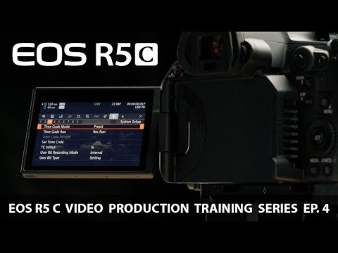 Canon EOS R5 C Training Series – Timecode & Audio