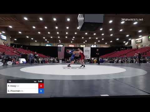 78 Lbs Rr Rnd 3 - Peter Haag, Chicago Wrestling Club Vs Gordon Plowman, Washington 754f