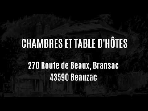 Chambres et table d'hôtes à Beauzac Haute-loire