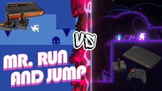 Comparing Mr Run and Jump: Atari 2600 VS The VCS