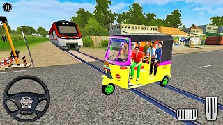 भारतीय टुक टुक ऑटो रिक्शा ड्राइविंग - बस सिम्युलेटर इंडोनेशिया - Android गेमप्ले