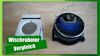 Saug Wisch Roboter Test -  Roomba vs. ZACO - Wischroboter Vergleich