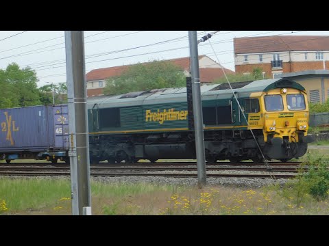 66533 at Darlington - 4M27 Coatbridge F.L.T. to Daventry Int Rft Recep