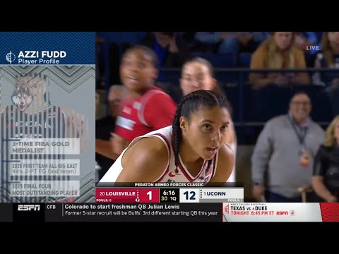 UConn Women's Basketball vs Louisville - Full Game (November 4, 2025)