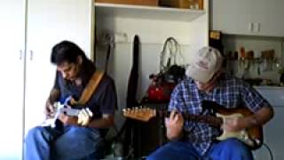 Guitar Duo - Beatles Instrumental Improv - Happy just to dance with you