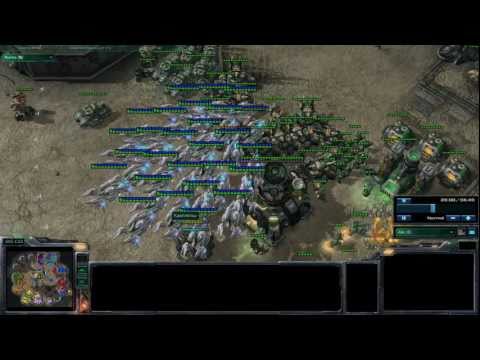 Starcraft 2 Void Rays vs Ravens