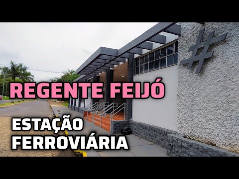 Antiga Estação Ferroviária da FEPASA de Regente Feijó SP - Sorocabana