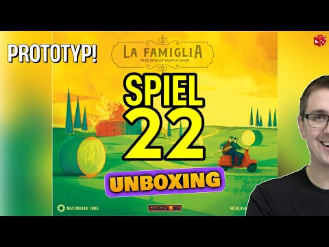 Live Unboxing: La Famiglia (Prototyp) - SPIEL 22 Neuheit