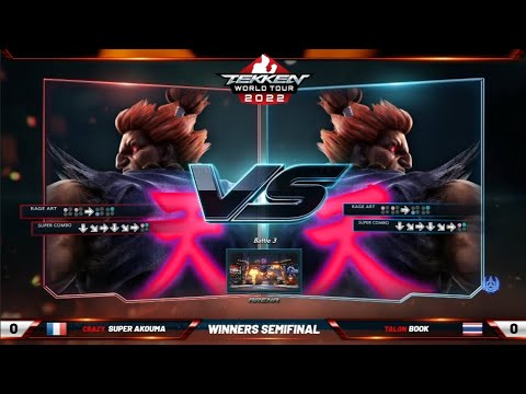 Super Akouma (Akuma) vs. Book (Akuma) - 2022 TWT Masters - CEO 2022 - Top 8: Winners Semi-Finals