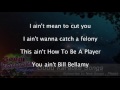 Bed Of Lies -  Nicki Minaj (Lyrics KAraoke) [ goodkaraokesongs.com ]