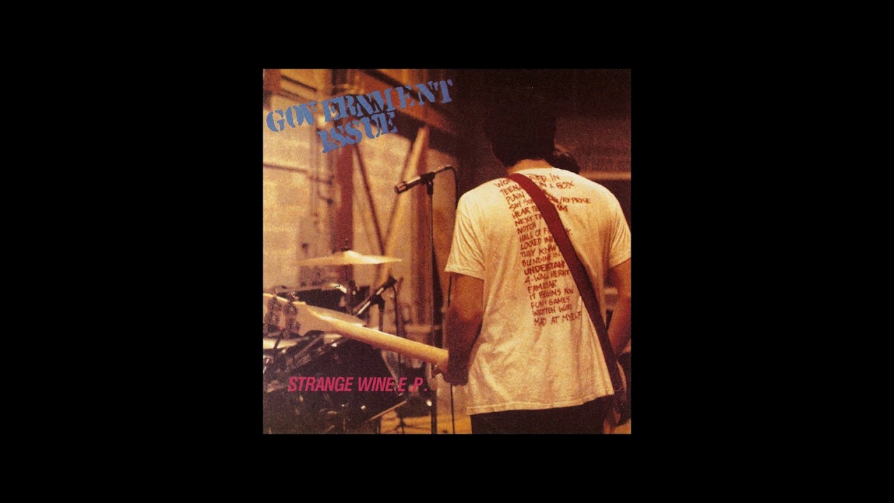 Government Issue - Strange Wine EP 1989