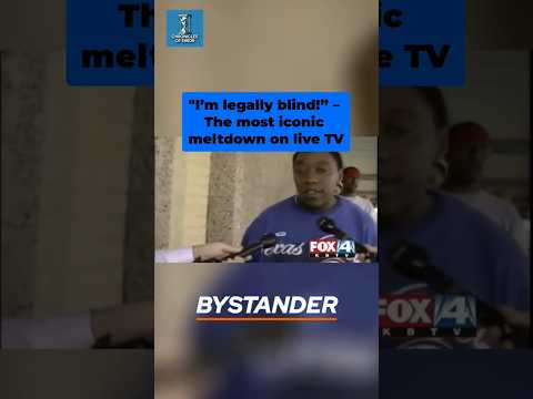 I’m Legally Blind! 😭 | Wildest News Interview Ever – Donna Goudeau #shorts