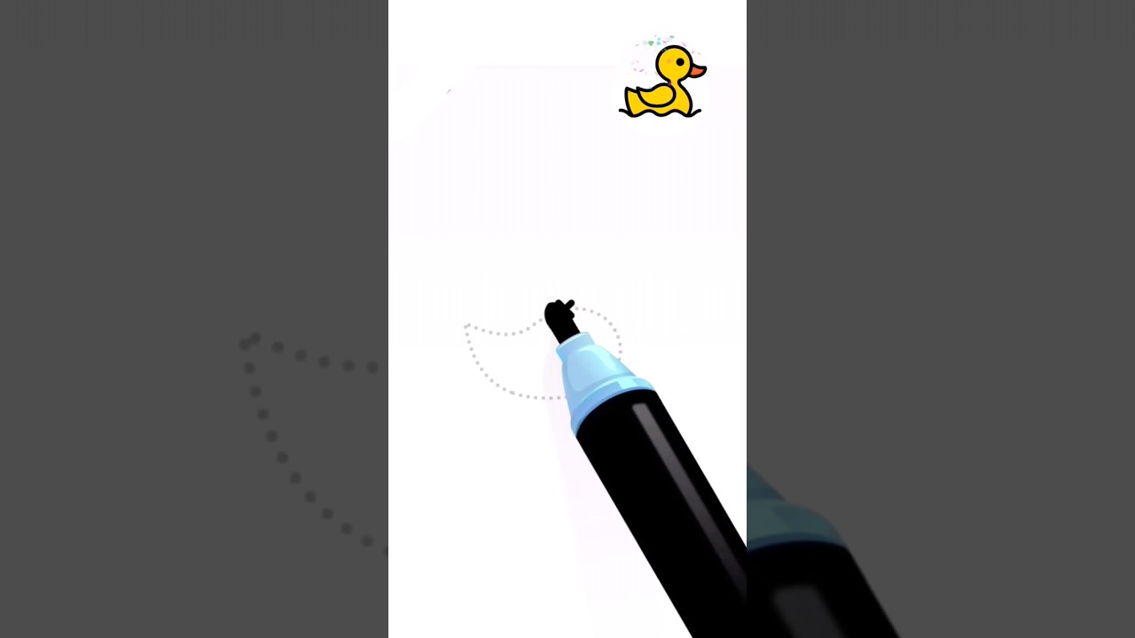 💥😅quack quack... 💕 | #Quackdraw #simpledrawing #creativeart #easydrawing #loveart #duckdraw #draws