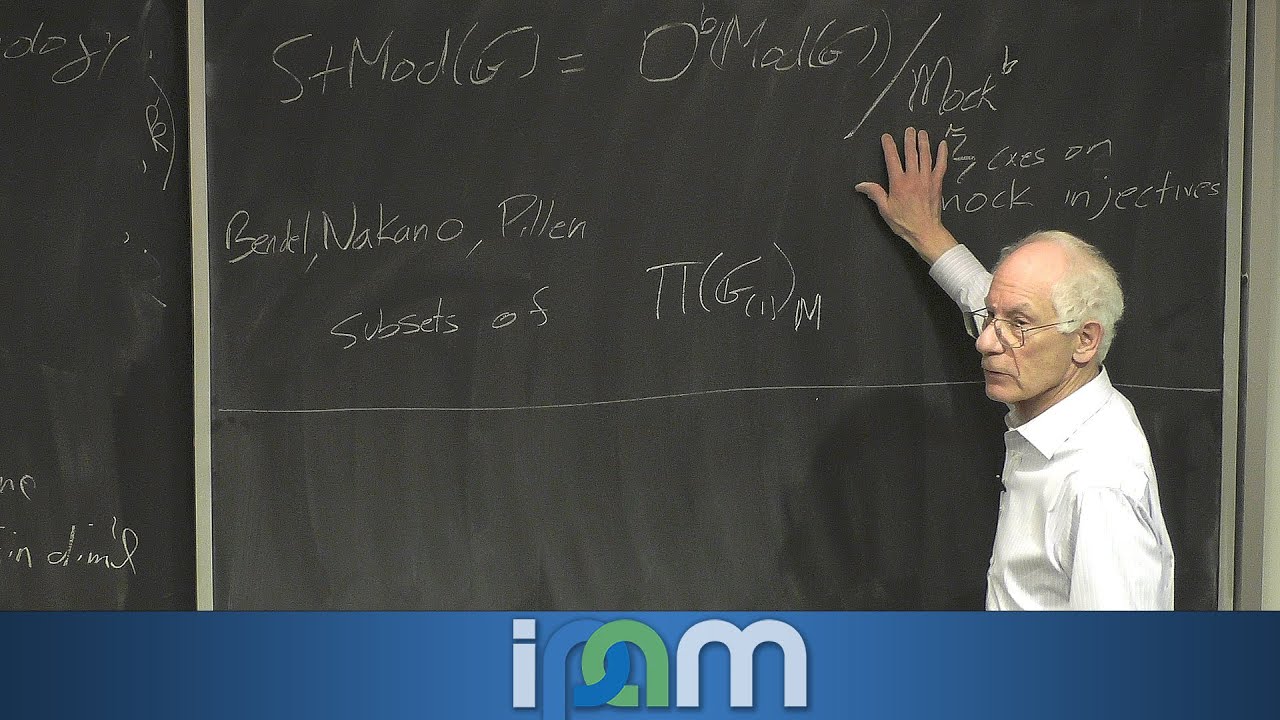 Eric Friedlander - G-modules: Stable Categories and Subcoalgebras - IPAM at UCLA