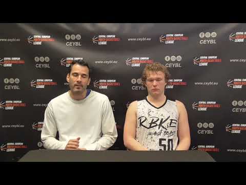 CEYBL U19 - Press conference, 20.11.2022, Diawin Košice - Basketball Löwen Erfurt
