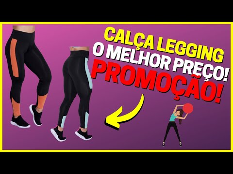 Calça Legging Fitness Faixa Lateral Feminina Barato na Promoção. Onde Comprar? Será Que Vale a Pena?